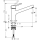 hansgrohe Talis M52 Einhebel-Küchenmischer 170, 1jet 32851000