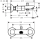 hansgrohe Logis 2-Griff Wannenmischer Aufputz 71243000