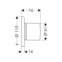 hansgrohe Ab- und Umstellventil S Trio/ Quattro...