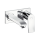 hansgrohe Metris Einhebel-Waschtischmischer Unterputz für Wandmontage mit Auslauf 16,5 cm, Chrom 31085000