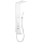 hansgrohe Raindance Duschpaneel Lift 180 2jet Aufputz, Weiß/Chrom 27008400