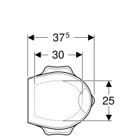 GEBERIT Bambini WC-Sitz für Kinder m. Stützf., Schildkrötendesign, weiß