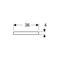 GEBERIT / Renova WC-Sitz Plan, weiß  572.180.00.0