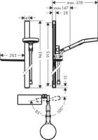 hansgrohe Rainfinity Brauseset 130 3jet mit Brausestange...