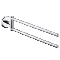 hansgrohe Handtuchhalter Logis C 2-fach, Chrom 41612000