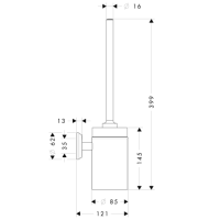 hansgrohe WC-Bürstengarnitur Logis C mit...