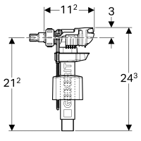 GEBERIT Füllventil Typ 380, Wasseranschluss...