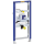 GEBERIT Duofix Element für Urinal, 112 - 130 cm, Universal, für verdeckte Urinalsteuerung  111.689.00.1