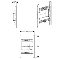 GEBERIT Duofix Traversenelement für Wandarmatur UP...