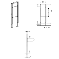GEBERIT Duofix Element für Stütz- und...