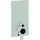 GEBERIT Monolith Sanitärmodul für Stand-WC, 101 cm, mit P-Anschlussbogen, Wasseranschluss seitlich mint  131.003.SL.5