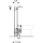 GEBERIT Monolith Sanitärmodul für Stand-WC, 101 cm, mit P-Anschlussbogen, Wasseranschluss seitlich mint  131.003.SL.5