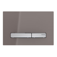 GEBERIT Betätigungsplatte Sigma50 Glas Umbra...