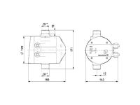 GRUNDFOS Druckschalter PM2 AD 230V