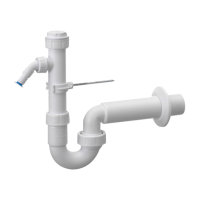 HAAS® Kugelgelenk-Siphon 1½" mit...