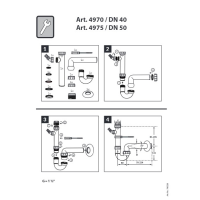 HAAS® Kugelgelenk-Siphon 1½" mit...