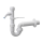 HAAS® Kugelgelenk-Siphon 1½" mit verschliessbarem Ablaufanschluss u. Kombi-Geräteanschluss ¾" und 1", DN 50, 4970