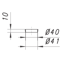 Dallmer Kunststoff-Keildichtung DN40, 1220862