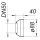 Dallmer Wandrosette R 5, DN50, 1324758