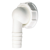 DALLMER Winkelschlauchtülle weiss 1 1/2", 1332524