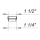 Dallmer Reduzier- und Distanzring 1 1/2"x 1 1/4", 1220831