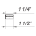 Dallmer Reduzier- und Distanzring 1 1/4"x 1 1/2", 1220820