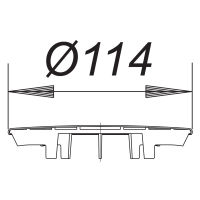 DALLMER Abdeckhaube ORIO Edelstahl poliert, 1264364