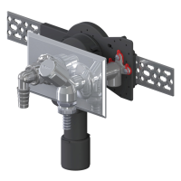 Dallmer Wand-Waschgeräte-Siphon 406 für...