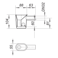 Dallmer Tropfwasser-Siphon 21 mit Geruchsperre, 1301325