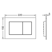 TECE now WC-Betätigungsplatte für...