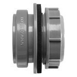 AIRFIT Anschraub-Muffe DN 50, grau aus PP, 50000AM