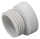 AIRFIT Dichtungsmanschette DN 110 exz. für WC, mit Versprung 20 mm, weiß, 90032DM