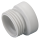 AIRFIT Dichtungsmanschette DN 110 exz. für WC, mit Versprung 20 mm, weiß, 90032DM