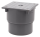 Airfit Reinigungsverschluss DN 110, DN 125, mit Deckel in grau, 50300RVGU
