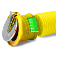 Airfit Rohrendklappe DN 110, für Drainage-Rohre,...