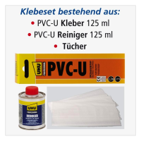 Airfit Klebe-Set. Bestehend aus: PVC-U-Reiniger 125ml,...
