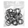 Airfit O-Ringe 1/2" 20,2 mm Innendurchmesser x 27,2 mm Aussendurchmesser, aus EPDM 70 mit Trinkwasserzulassung UBA für Kalt und Warmwasser bis 85 Grad,25 Stück BeutelEPDM70, UBA Zulassung, 70200OR
