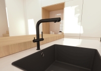 kielle Wimeo - Spültischarmatur mit Filterfunktion, schwarz matt 10525F24
