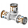 Uponor S-Press PLUS-T-Stück, 16x16x16 mm, 1039944, 10 Stück