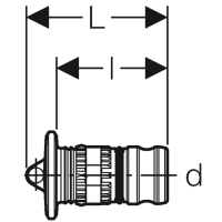GEBERIT Mepla Rohr-Endstopfen Ø 20 mm