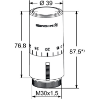 HEIMEIER Thermostatkopf Halo, 7500-00.500