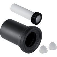 GEBERIT Anschlussset für Wand-WC PE d90/45 L:18,5 cm...