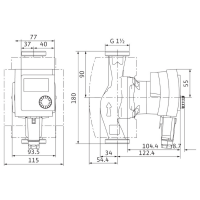 Wilo Stratos Pico 25/1-4 180 mm, 4216612