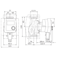 Wilo Stratos Pico 25/1-4 130 mm, 4216616