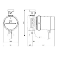 GRUNDFOS COMFORT 15-14 BX PM Einbaulänge 80/140 mm