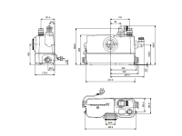 GRUNDFOS Kleinhebeanlage SOLOLIFT2 WC-3, 0,6 kW/ 230V,...