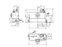 GRUNDFOS Kleinhebeanlage SOLOLIFT2 WC-3, 0,6 kW/ 230V,...