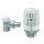 HEIMEIER Thermostatventil-Set 3/8 V-Exact II Eck  bestehend aus: Thermostatkopf K 6000-00.500/3711-01.000
